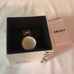 DKNY ladies sliver watche